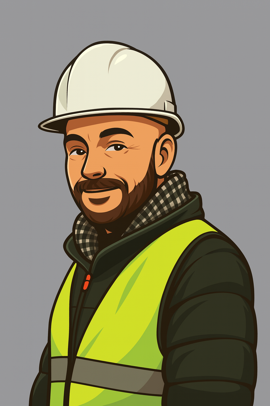 Eine Illustration zeigt René Noël bei einer Lockout/Tagout Schulung