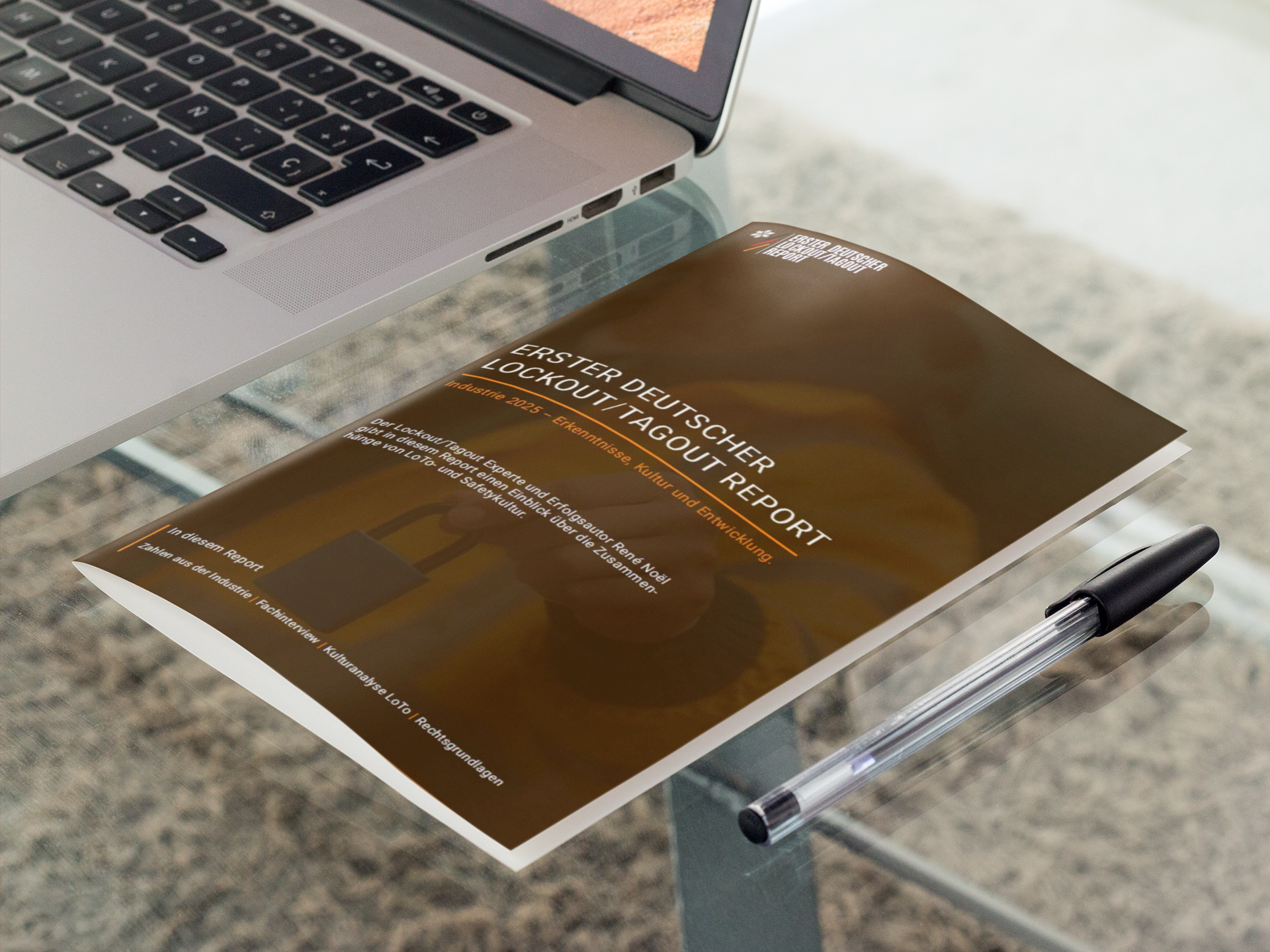 LoTo-Report 2026 von René Noël – Deutschlands erste umfassende Analyse zu Lockout/Tagout in Industrieunternehmen.