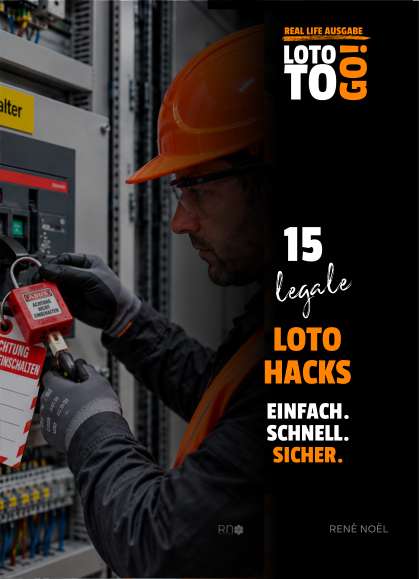 Man sieht das Cover der einzigartigen Broschüre LoTo To Go! von René Noël